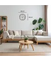 White Index 40 Cm Metal Duvar Saati