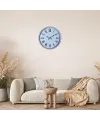 White Modern 52 x 52 Cm Duvar Saati
