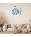 White Modern 52 x 52 Cm Duvar Saati