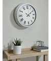 White Prime Roma Rakamlı 40 Cm Metal Duvar Saati