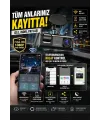 Wifi 1080p 3 Kameralı Araç İçi Kamera Lcd Ekranlı Gece Görüşlü G Sensörlü Geniş Açılı