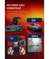 Wifi 1080p Araç İçi 3 Kameralı Lcd Ekranlı Gece Görüşlü , G-sensör , Geri Görüş Kamera