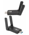 Wifi Alıcı Dual Band Usb 3.0 Adaptör Kablosuz Windows 7/8/10/11