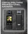Wifi Destekli Mini Kamera – 180° Dönebilen Lens, 1080p Video, Tft Ekranlı