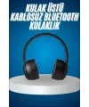Wireless 5.0 Bluetooth Kablosuz Kulaklık Anc Özellikli Kulak Üstü Ayarlanabilir