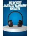 Wireless 5.0 Bluetooth Kablosuz Kulaklık Anc Özellikli Kulak Üstü Ayarlanabilir