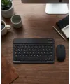 Wireless Klavye Mouse Seti Bluetooth Bağlantılı İnce Tasarım Sessiz Kullanım