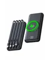 Wireless Powerbank 10000 Mah Led Ekranlı Dahili Kablolu Hızlı Şarj