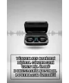 Wireless Şarjlı Pembe Akıllı Saat Ve Kablosuz Bluetooth Kulaklık Dokunmatik Kontrol