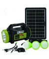 Wıson Ws-5683 Şarjlı 30w Solar Şarjlı Ev Aydınlatma Seti Radyo Ve Fan Powebank