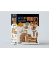 Wood City Blocks Ahşap Şehir Blokları (kayın Ağacı)