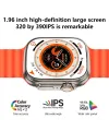 Ws28 Ultra 49mm Siri Tansiyon Ateş Nabız Ölçer Akıllı Saat