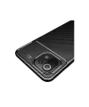 Xiaomi Mi 11 Lite Kılıf Auto Focus Karbon Kapak - Siyah
