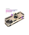 Xiaomi Mi 11 Lite Kılıf Sofya Yüzüklü Silikon Kapak - Gold