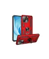 Xiaomi Mi 11 Lite Kılıf Sofya Yüzüklü Silikon Kapak - Kırmızı