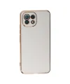 Xiaomi Mi 11 Lite Kılıf Volet Silikon - Beyaz