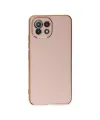 Xiaomi Mi 11 Lite Kılıf Volet Silikon - Pembe
