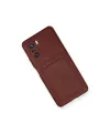 Xiaomi Mi 11i Kılıf Kelvin Kartvizitli Silikon - Bordo