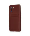 Xiaomi Mi 11i Kılıf Kelvin Kartvizitli Silikon - Bordo