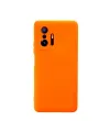 Xiaomi Mi 11t Pro Kılıf Nano İçi Kadife Silikon - Turuncu