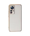 Xiaomi Mi 12t Pro Kılıf Volet Silikon - Beyaz