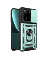 Xiaomi Mi 13t Pro Kılıf Pars Lens Yüzüklü Silikon - Yeşil