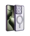 Xiaomi Mi 14t Pro Joke Simli Magneticsafe Kılıf - Derin Mor