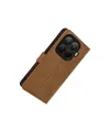 Xiaomi Mi 15t Pro Trend S Plus Kapaklı Kılıf - Taba