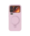 Xiaomi Mi 17 Pro Regal Magsafe Standlı Kapak - Açık Pembe