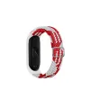 Xiaomi Mi Band 4  Kordon - Beyaz-kırmızı