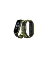 Xiaomi Mi Band 4 Spor Delikli Kordon (saat Değildir) - Siyah-yeşil
