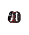 Xiaomi Mi Band 6 Spor Delikli Kordon (saat Değildir) - Siyah-kırmızı