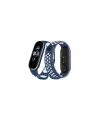 Xiaomi Mi Band 7 Spor Delikli Kordon (saat Değildir) - Lacivert-beyaz
