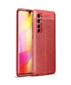 Xiaomi Mi Note 10 Lite Kılıf Auto Focus Kapak - Kırmızı