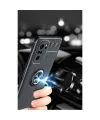 Xiaomi Poco F3 Kılıf Range Yüzüklü Silikon - Mavi