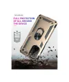 Xiaomi Poco F3 Kılıf Sofya Yüzüklü Silikon Kapak - Gold