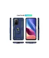 Xiaomi Poco F3 Kılıf Sofya Yüzüklü Silikon Kapak - Lacivert
