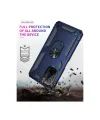 Xiaomi Poco F3 Kılıf Sofya Yüzüklü Silikon Kapak - Lacivert