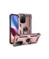 Xiaomi Poco F3 Kılıf Sofya Yüzüklü Silikon Kapak - Rose