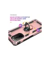 Xiaomi Poco F3 Kılıf Sofya Yüzüklü Silikon Kapak - Rose
