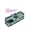 Xiaomi Poco F3 Kılıf Sofya Yüzüklü Silikon Kapak - Yeşil