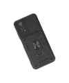 Xiaomi Poco M4 Pro 4g Kılıf Pars Lens Yüzüklü Silikon - Siyah