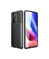 Xiaomi Poco M5 Kılıf Auto Focus Karbon Kapak - Siyah