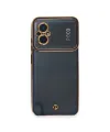 Xiaomi Poco M5 Kılıf Liva Lens Silikon - Mavi