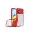 Xiaomi Poco M5 Kılıf Platin Silikon - Kırmızı