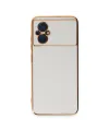 Xiaomi Poco M5 Kılıf Volet Silikon - Beyaz