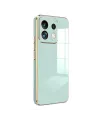 Xiaomi Poco M6 Pro 4g Kılıf Volet Silikon - Açık Yeşil