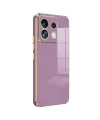 Xiaomi Poco M6 Pro 4g Kılıf Volet Silikon - Mor