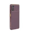 Xiaomi Poco X4 Pro 5g Kılıf Volet Silikon - Mor
