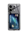 Xiaomi Poco X6 Kılıf Kart Şeffaf Silikon - Şeffaf